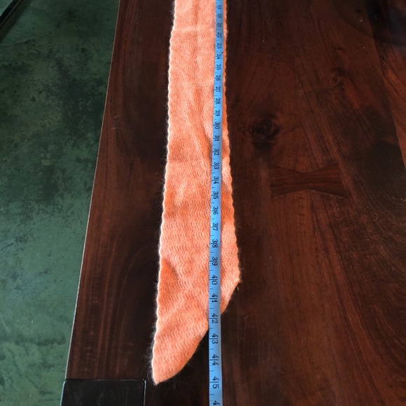 BR wool scarf orange - Picture 3 of 5